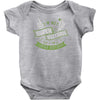 i'm not superstitious, but i am a little stitious Baby Onesie