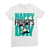 happy father&rsquo;s day 3 Ladies Fitted T-Shirt