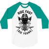 ride fast die young 3/4 Sleeve Shirt