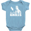 bear grills  funny Baby Onesie