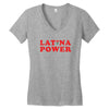 Latina Power Women's V-Neck T-Shirt