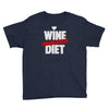 wine diet challenge accepted Youth Tee