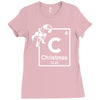 christmas periodic table of elements Ladies Fitted T-Shirt