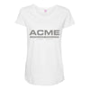 movie tshirt inspired classic films   acme products Maternity Scoop Neck T-shirt