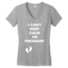 I Can't Keep Calm I'm Pregnant Women's V-Neck T-Shirt