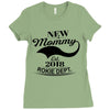 New Mommy 2018 Rokie Dept. Ladies Fitted T-Shirt