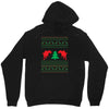 ugly sweater dinosour Unisex Hoodie