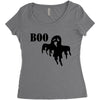 boo (3) Women's Triblend Scoop T-shirt
