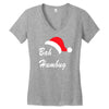 bah humbug Women's V-Neck T-Shirt