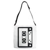 retro cassette Adjustable Strap Totes