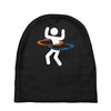 portal hula hooping with portals Baby Beanies