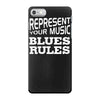 blues rules iPhone 7 Case