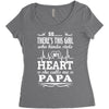 So... There's This Girl Who Kinda Stole My Heart Papa Women's Triblend Scoop T-shirt