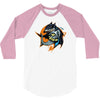 shark knight graphic 3/4 Sleeve Shirt