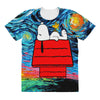 Van Gogh Parody Snoopy All Over Women's T-shirt