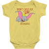 Don't Just Fly Soar Dumbo Baby Bodysuit