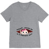 February Peeking Out Baby Girl V-Neck Tee