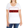Work Hard Ladies Curvy T-Shirt