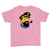 captain haddock tintin cartoon comic Youth Tee