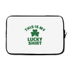 this is my lucky shirt Laptop sleeve