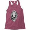 lion with crown Racerback Tank