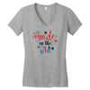 4th of July Women's V-Neck T-Shirt