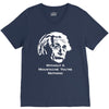without a moustache einstein proud hirsute mustachioed grooming V-Neck Tee