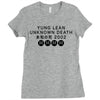 Yung Lean Unknown Death 2002 Ladies Fitted T-Shirt
