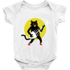 rock cat Baby Onesie
