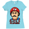 plata o plumber Ladies Fitted T-Shirt