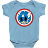 angry captain Baby Bodysuit