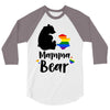 mama bear gay pride 3/4 Sleeve Shirt