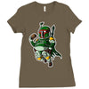 boba fatt Ladies Fitted T-Shirt