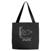 rabbit duck white Tote Bags