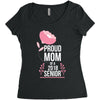 proud mom senior 2018 .. Women's Triblend Scoop T-shirt