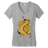 bruce, the dragon Women's V-Neck T-Shirt