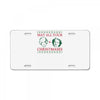 golden christmas License Plate