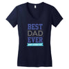 BEST DAD EVER Women's V-Neck T-Shirt