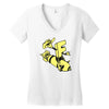 f bom Women's V-Neck T-Shirt