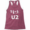 u2 band Racerback Tank