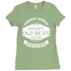 new grumpy old men's club Ladies Fitted T-Shirt