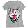 cat rock Ladies Fitted T-Shirt