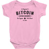 Bitcoin Satoshi Nakamoto In Crypto We Trust Baby Onesie