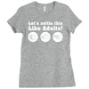 rock paper scissors Ladies Fitted T-Shirt