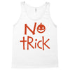 no trick pumpkin halloween Tank Top