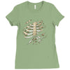 torn rib cage Ladies Fitted T-Shirt