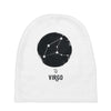 Virgo Zodiac Sign Minimal Design Baby Beanies
