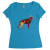 dead shepherd Women's Triblend Scoop T-shirt