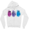 Colorful Cats Zipper Hoodie