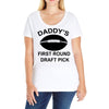 first round   draft pick Ladies Curvy T-Shirt
